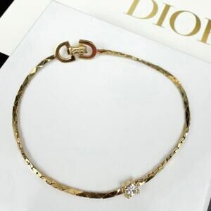Dior bracelet vintage gold beautiful authentic! Great condition!